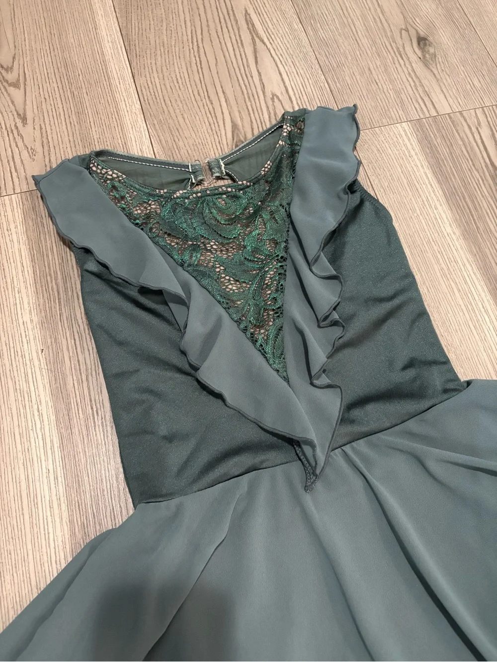 Weissman Juniper Teal Lyrical Dance Costume Size MC (10/12)